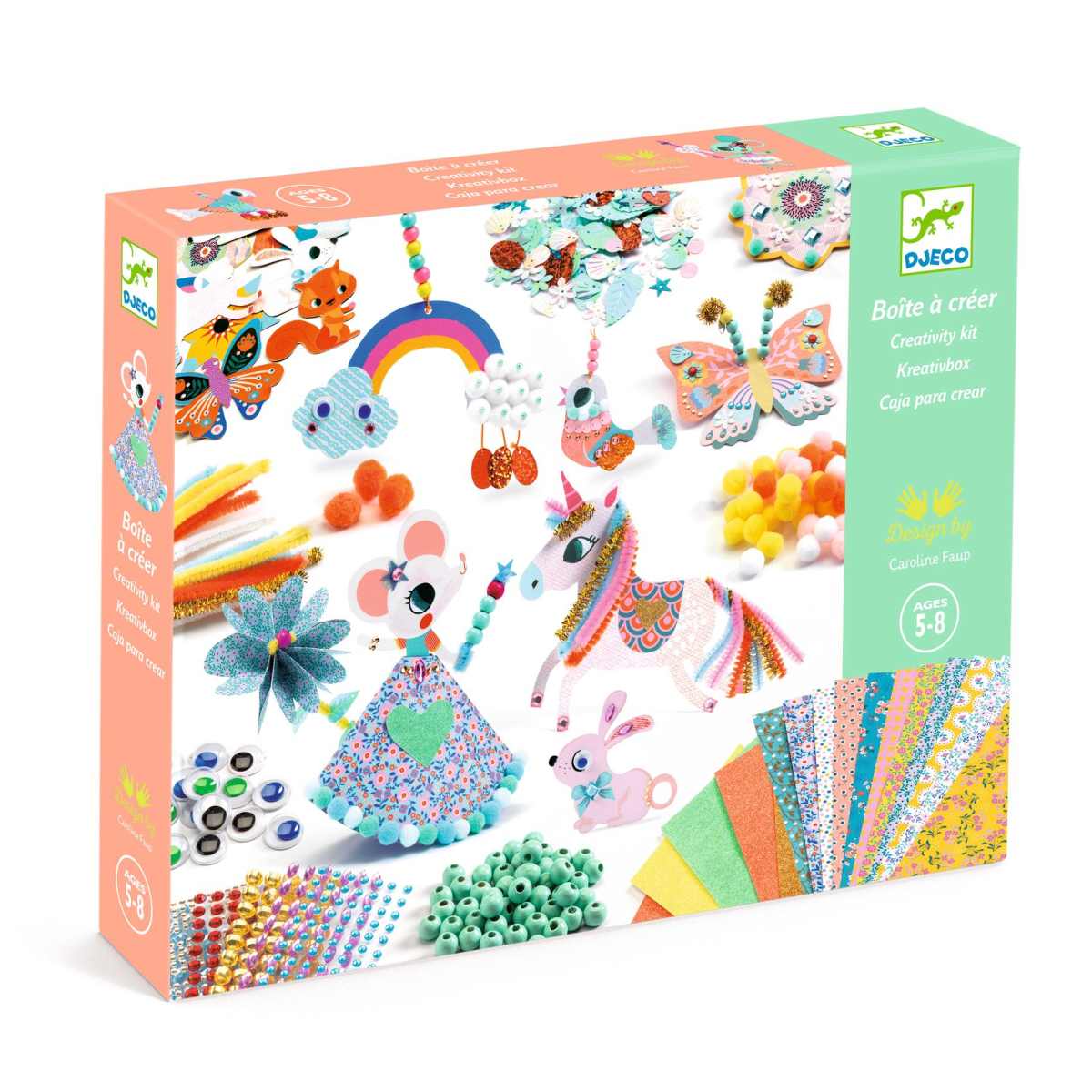 Große bunte Kreativ-Box von Djeco