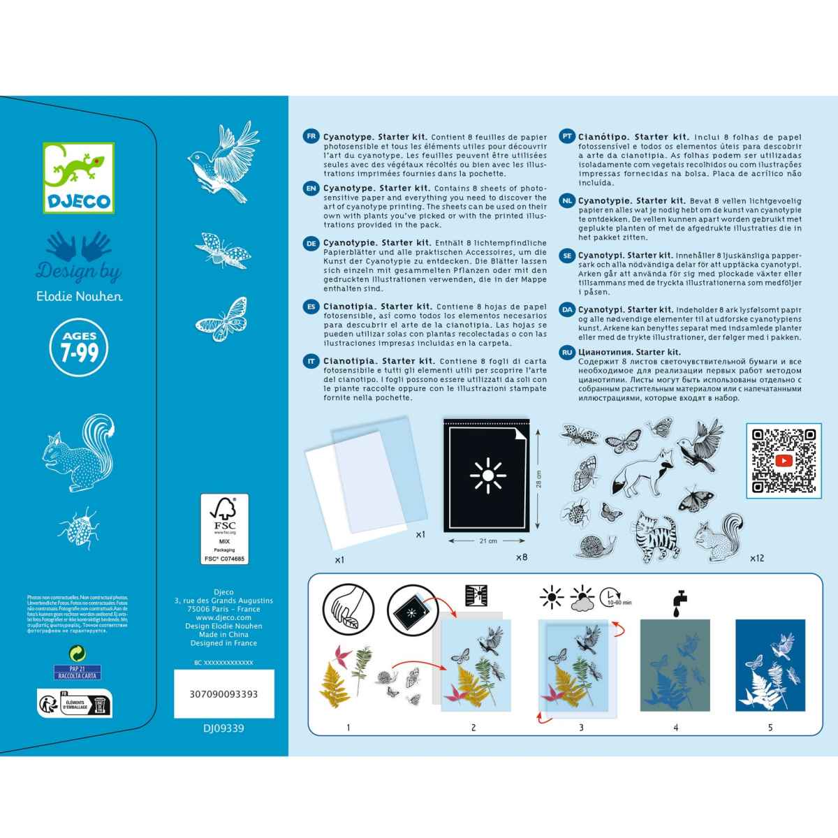 Starter Set Cyanotypie von Djeco