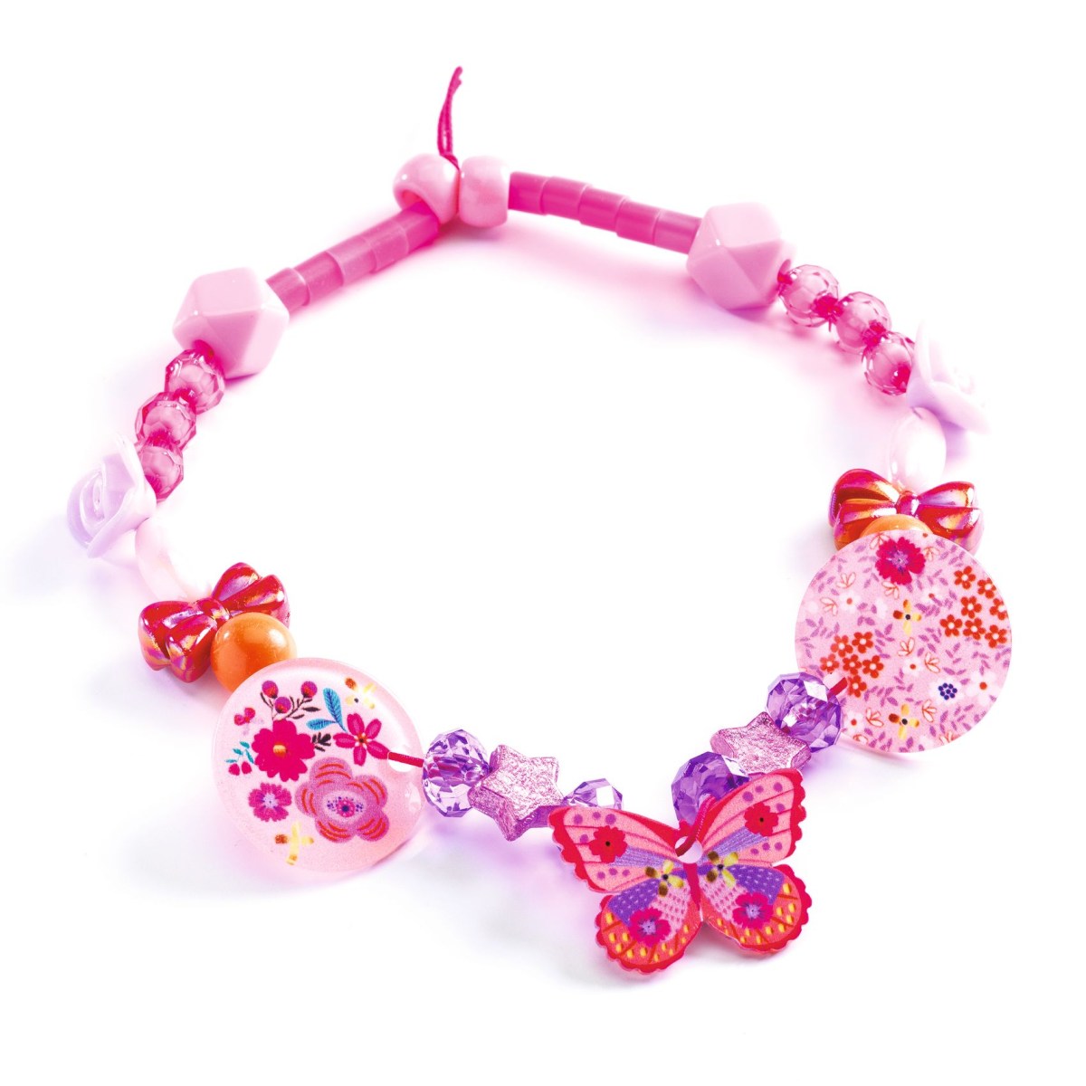 Schmuck basteln mit Perlen Schmetterlinge von Djeco