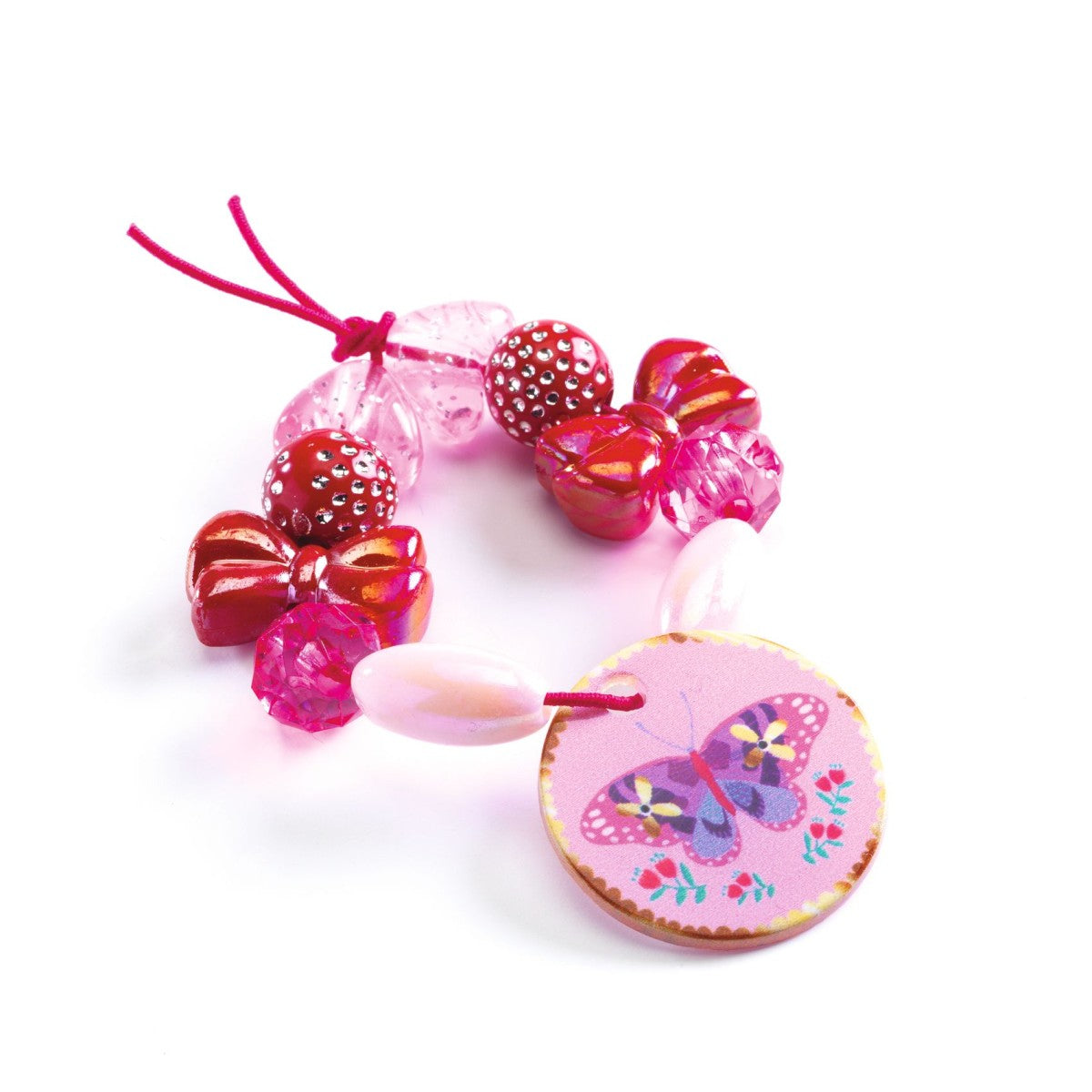 Schmuck basteln mit Perlen Schmetterlinge von Djeco