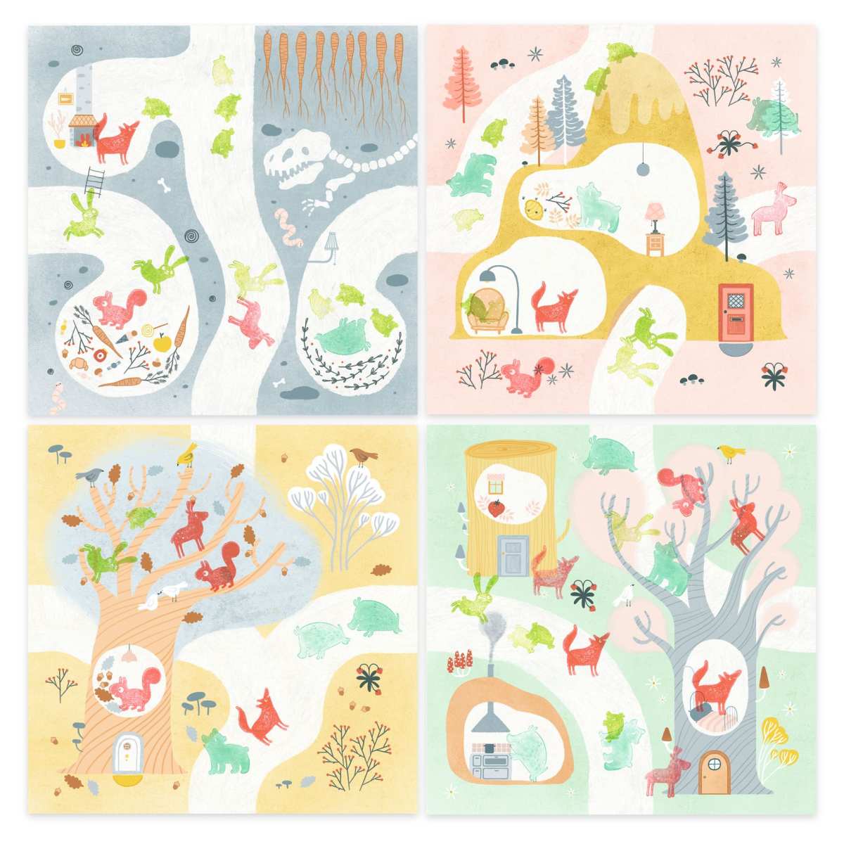 Stempel Set Tiere von Djeco