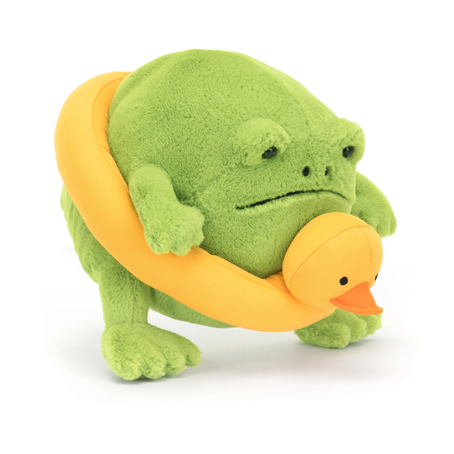 Kuscheltier Plüschtier Frosch Ricky Rain Frog mit Schwimmring Jellycat