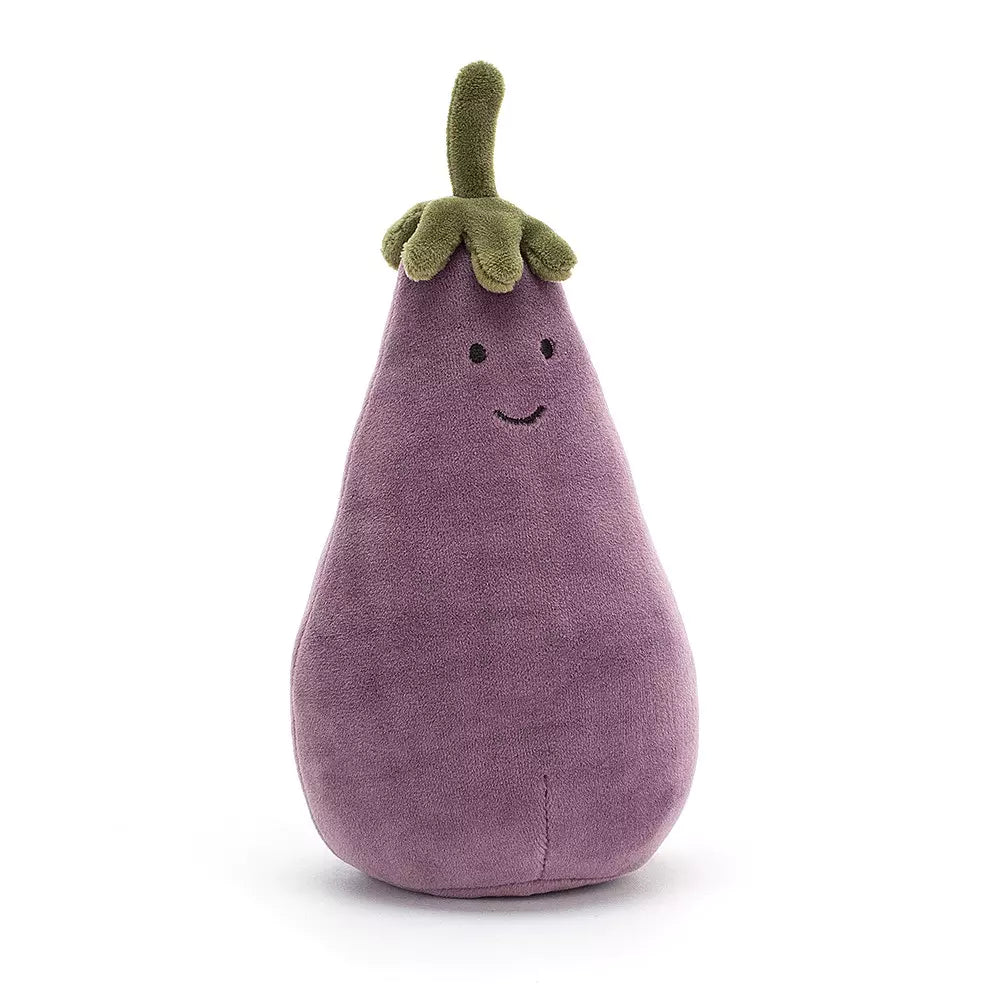 Lustige Aubergine aus Plüsch von Jellycat Amuseables Aubergine