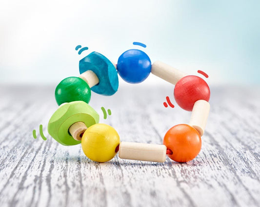 Holz Rassel Greifling Babyspielzeug