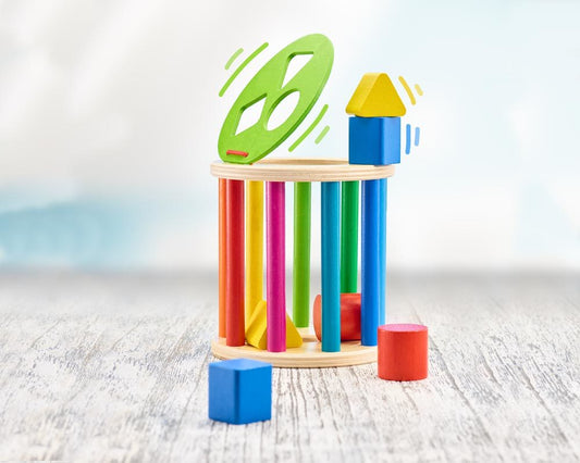 Sortierrolle Steckspielzeug aus Holz