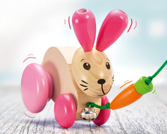 Nachzieh Hase Holzspielzeug von Selecta