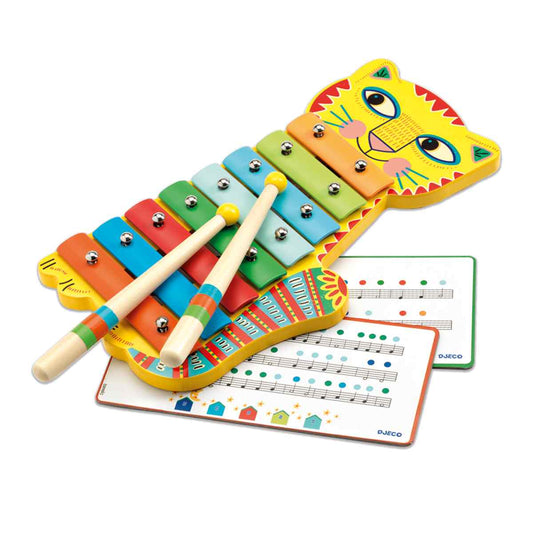 Metallophon Katze Musikspielzeug von Djeco