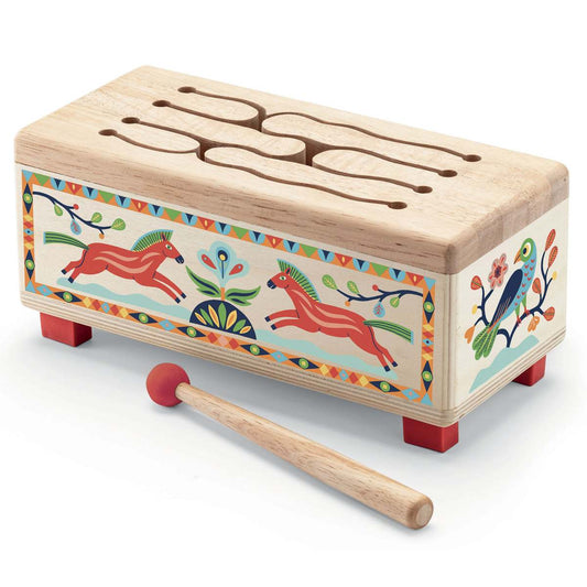 Holztrommel Musikspielzeug von Djeco