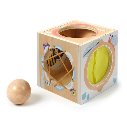 Baby Aktivbox mit großer Kugel aus Holz von Djeco