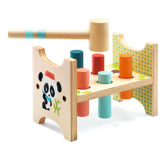 Hammerbank Klopfspiel aus Holz von Djeco