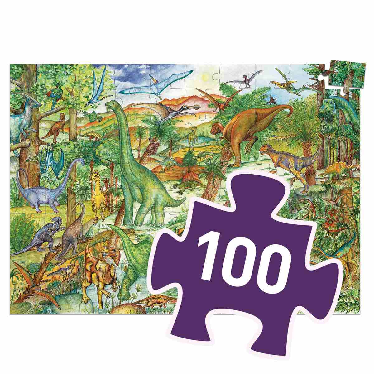 Puzzle Dinosaurier 100 Teile
