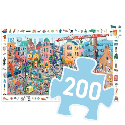 Wimmelpuzzle In der Stadt 200 Teile