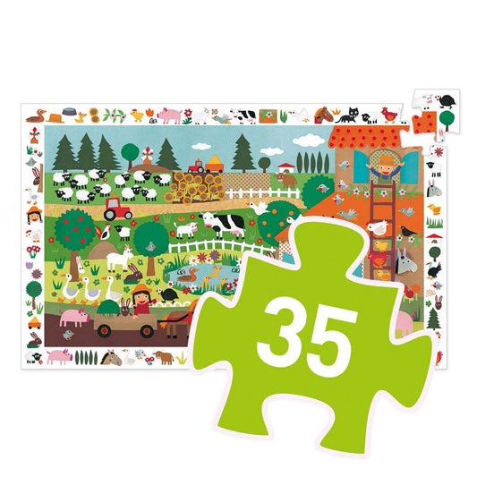 Wimmelpuzzle Bauernhof 35 Teile