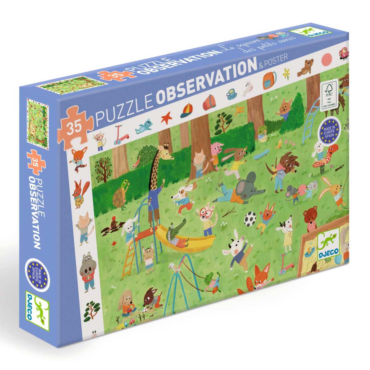 Wimmelpuzzle Spielplatz 35 Teile