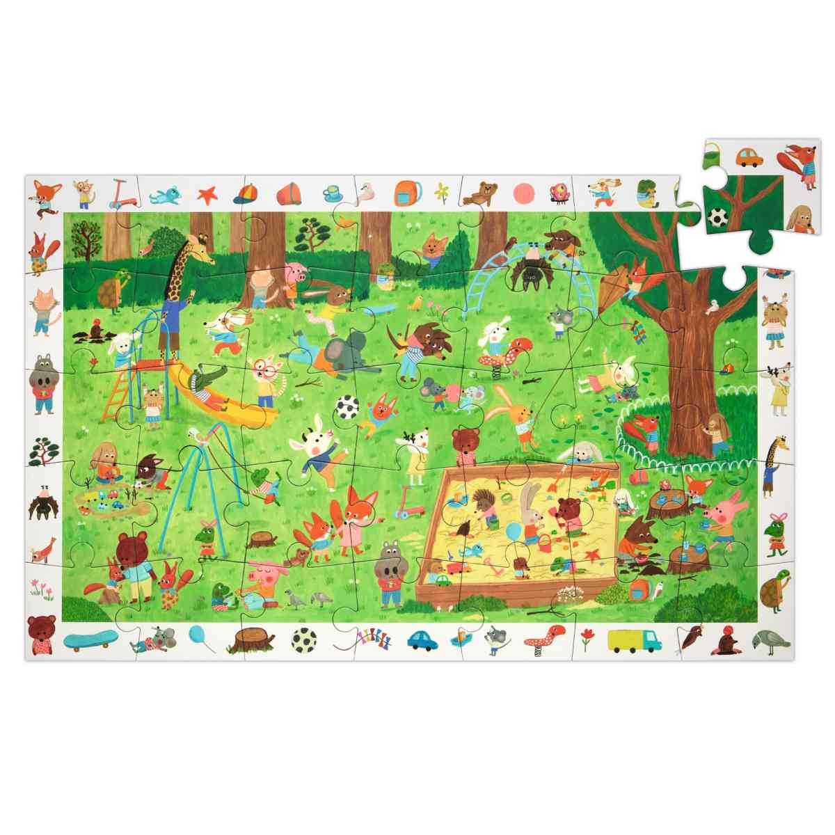 Wimmelpuzzle Spielplatz 35 Teile