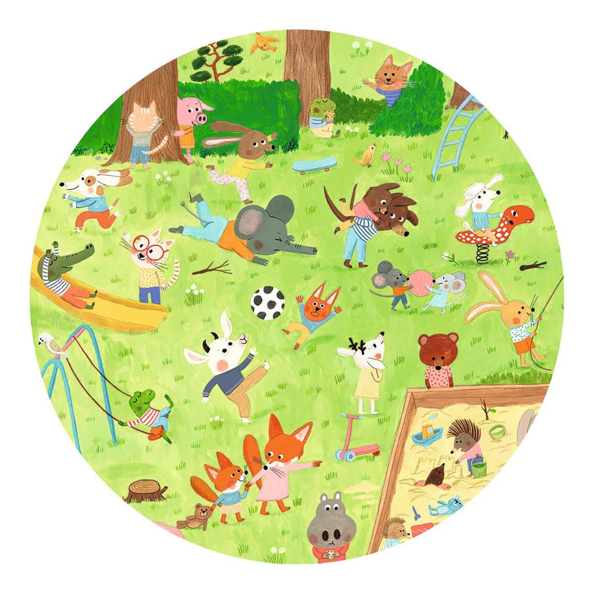 Wimmelpuzzle Spielplatz 35 Teile