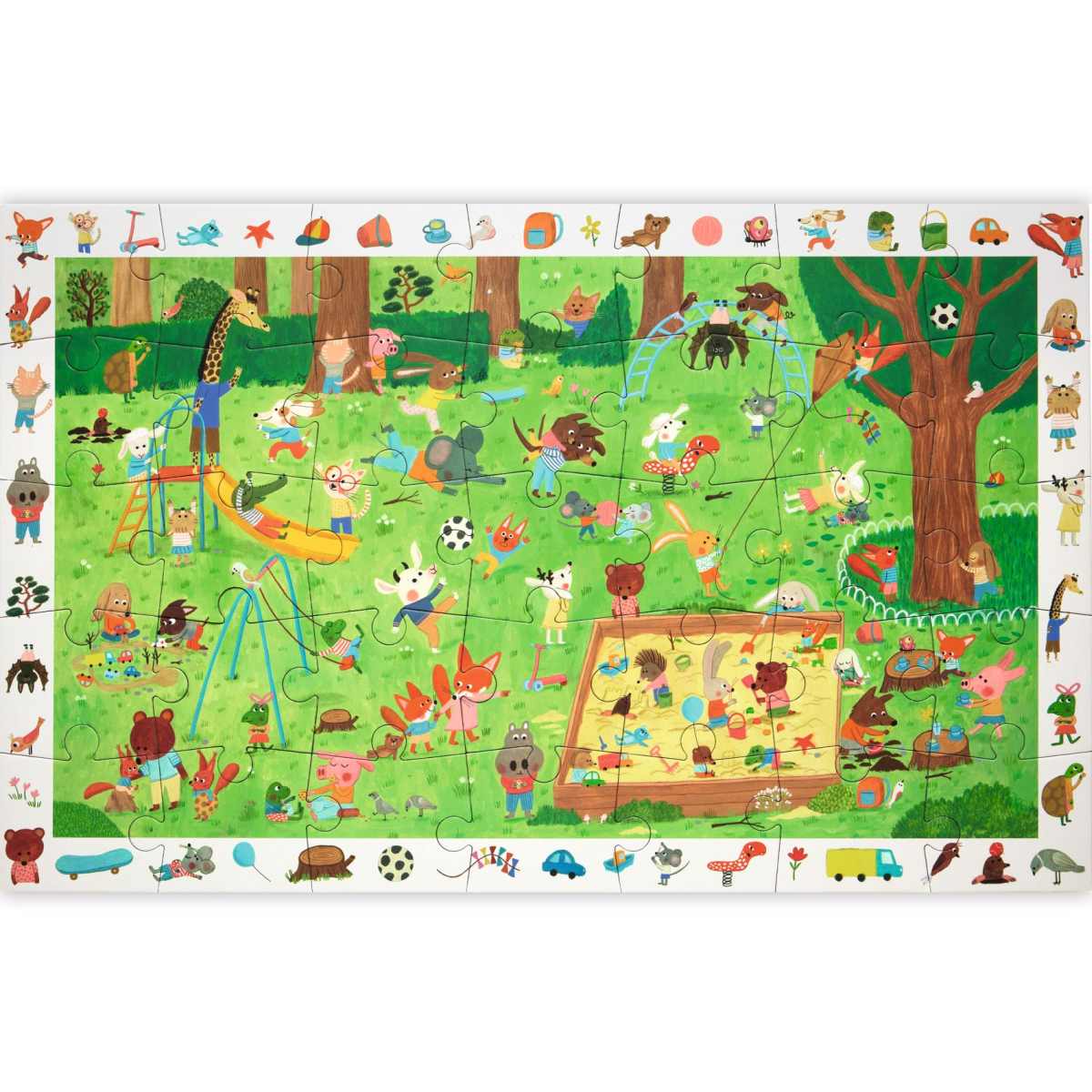 Wimmelpuzzle Spielplatz 35 Teile