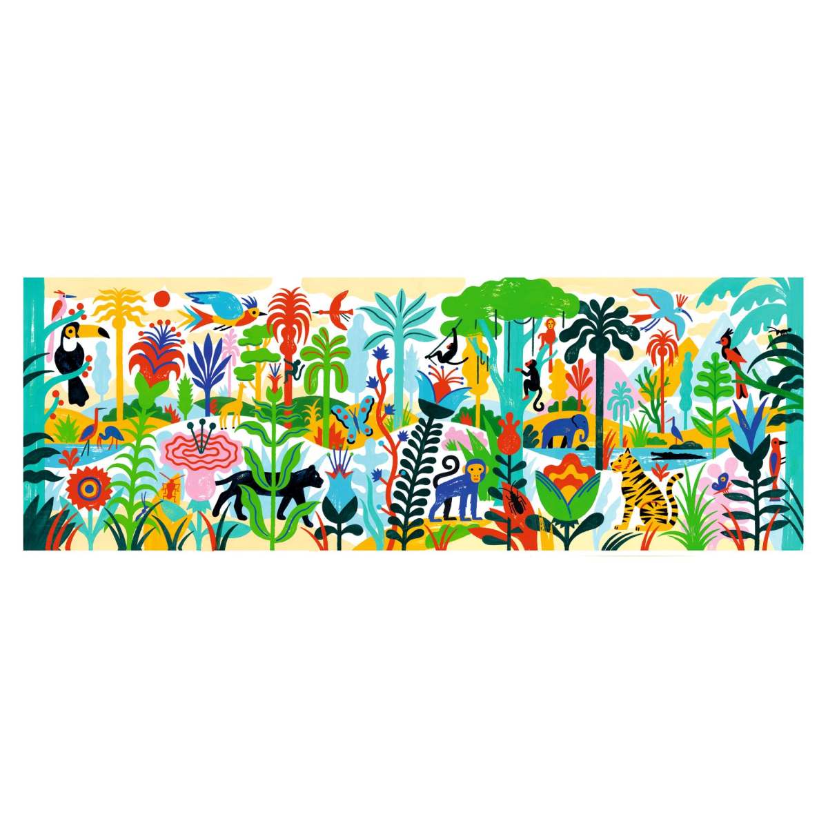 Puzzle Dschungel 100 Teile