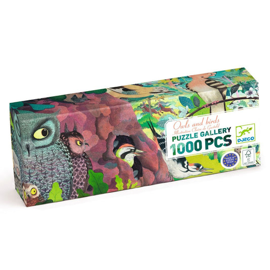 Puzzle Eulen und Vögel 1000 Teile