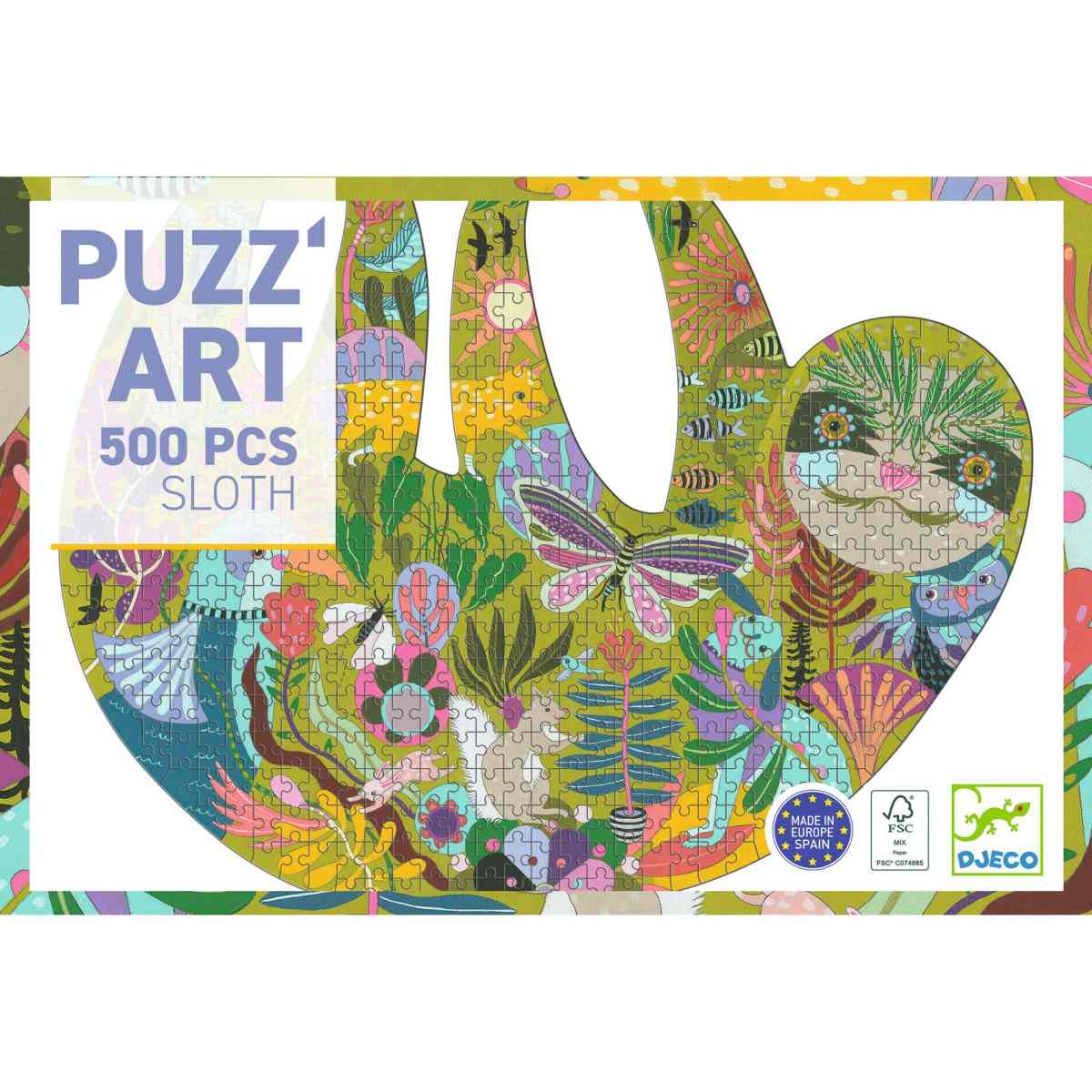 Puzz'Art Faultier Puzzle mit 500 Teilen