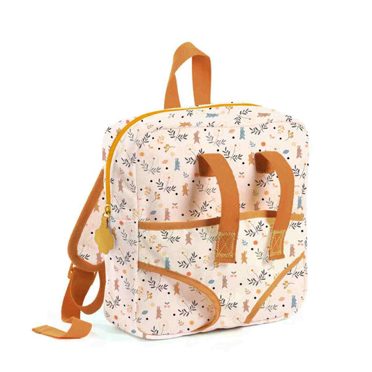 Rucksack mit Puppentrage von Djeco