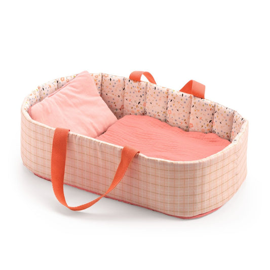 Puppenbett Tragetasche mit Kopfkissen und Decke