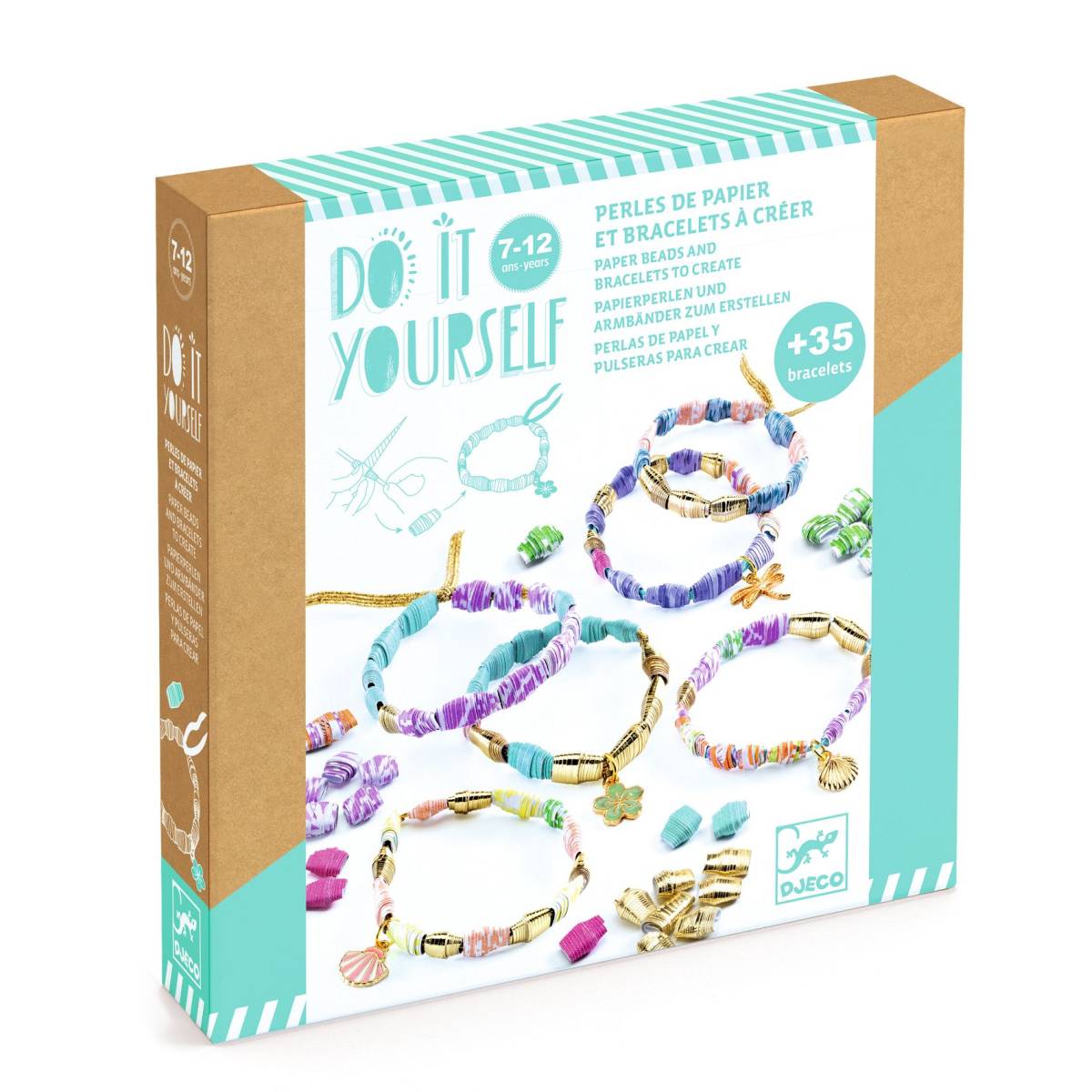 Schmuck basteln mit Papierperlen von Djeco