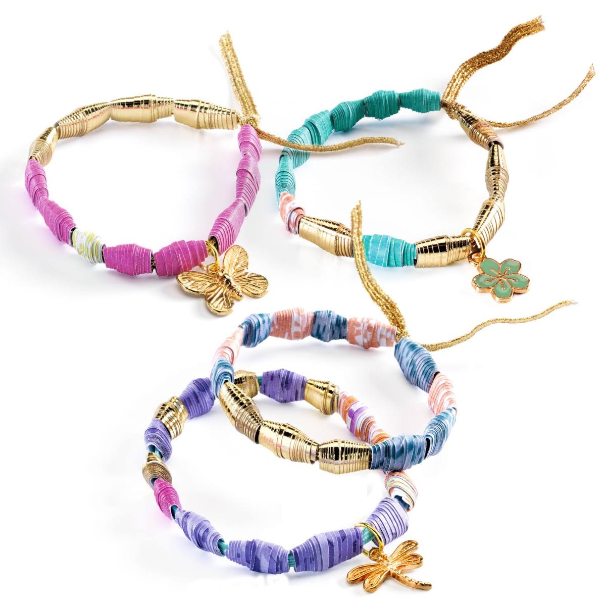 Schmuck basteln mit Papierperlen von Djeco