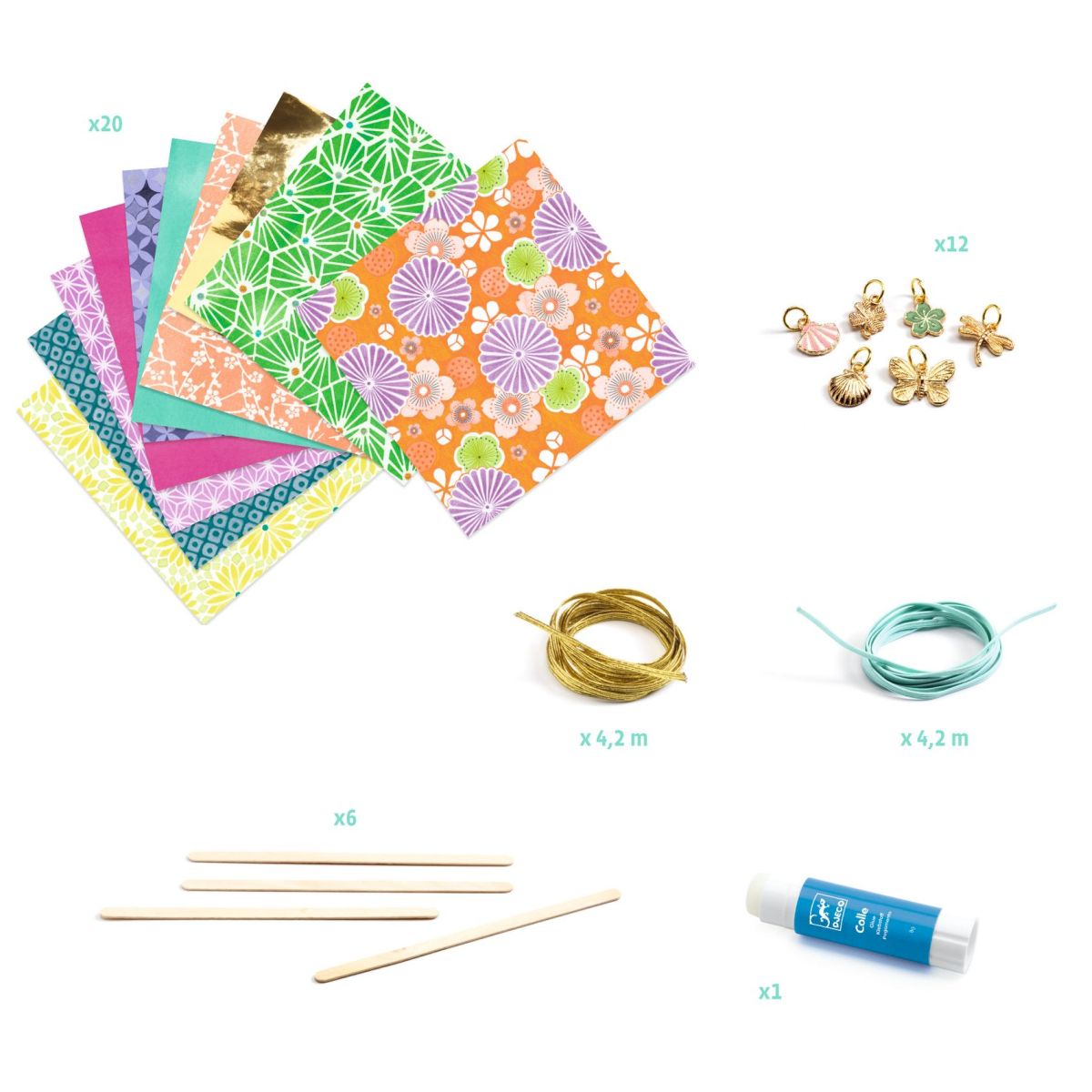 Schmuck basteln mit Papierperlen von Djeco