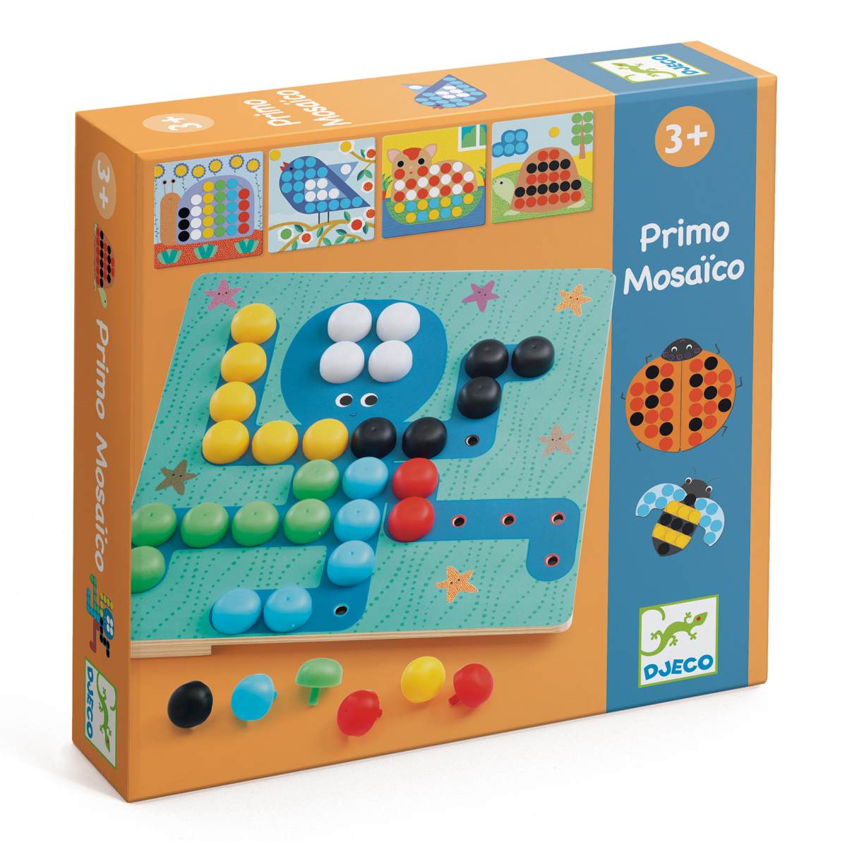 Mosaikspiel Steckspiel Tiere ab 3 von Djeco