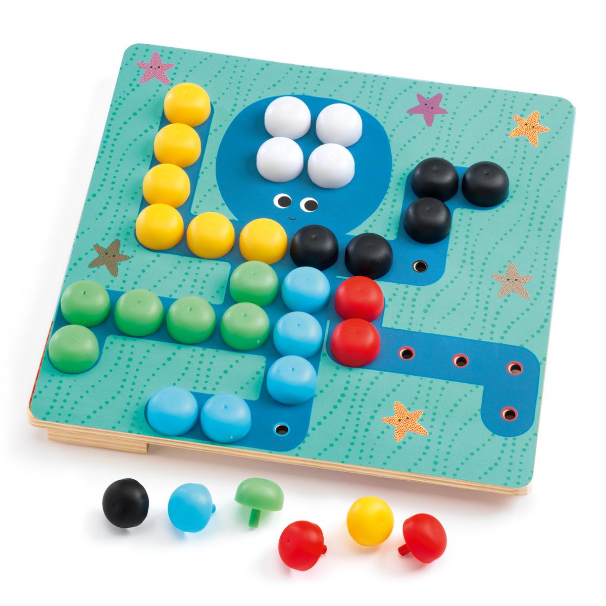 Mosaikspiel Steckspiel Tiere ab 3 von Djeco