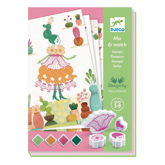 Stempel Box Blumenmädchen von Djeco