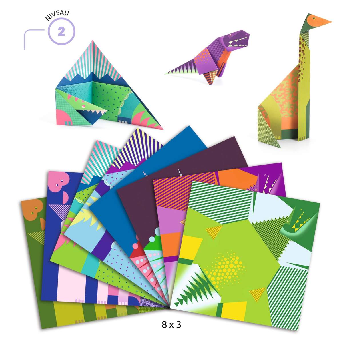 Origami Set Dinosaurier von Djeco