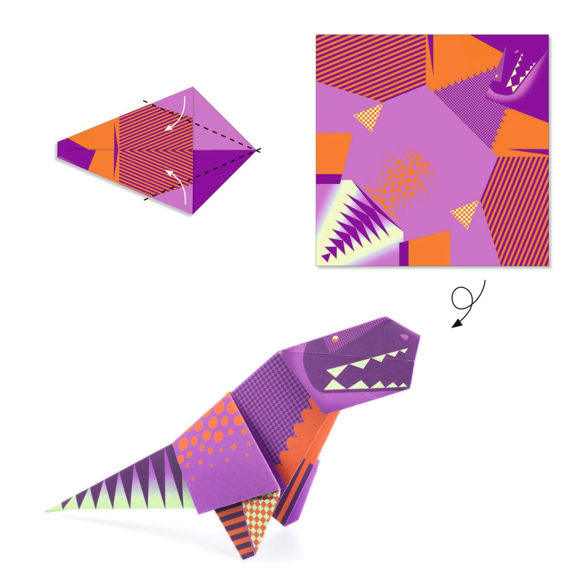 Origami Set Dinosaurier von Djeco