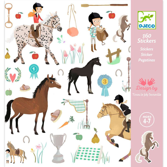 Sticker Pferde von Djeco