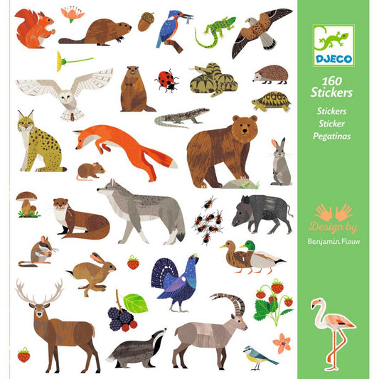 Sticker Tierwelt von Djeco