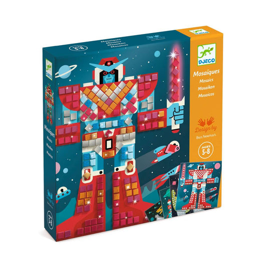 Mosaike gestalten Roboter und Monster von Djeco