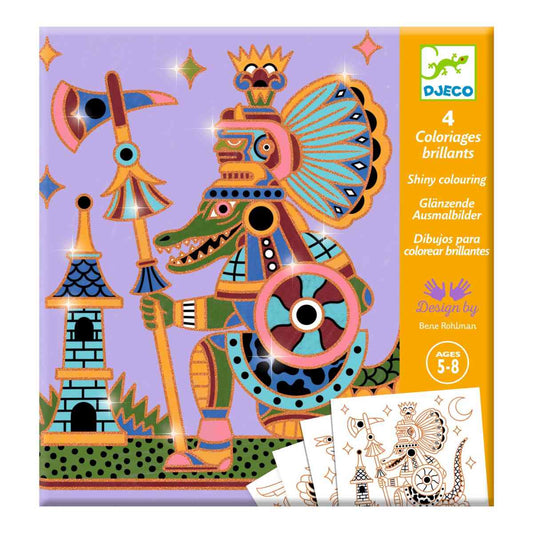 Ausmalbilder mit Goldlack Ägypten von Djeco