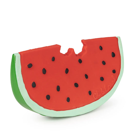 Melonenstück Beißspielzeug Badespielzeug Naturkautschuk von Oli und Carol