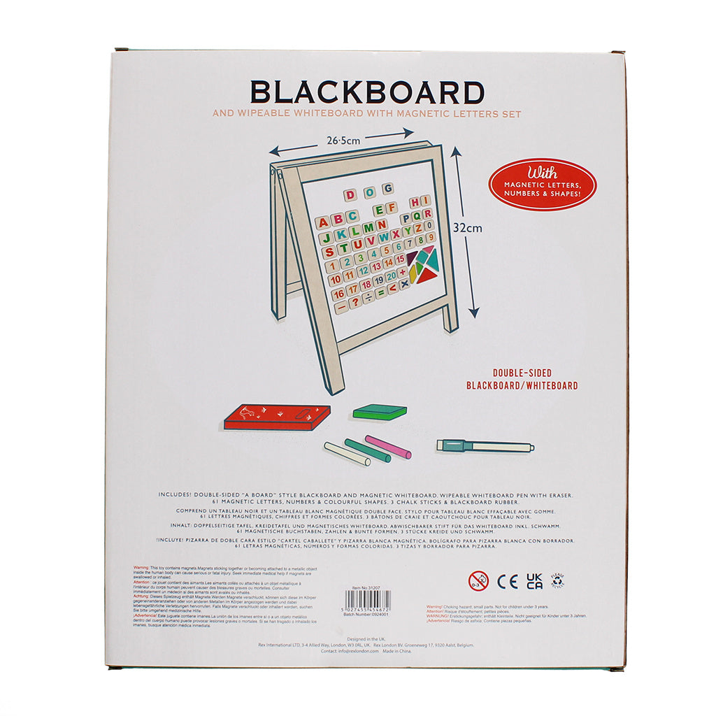 Tisch-Tafel und Whiteboard-Staffelei Set